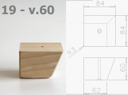 Nábytková noha 19 třešeň 