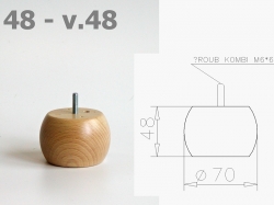 Nábytková náhoa č. 48 olše 