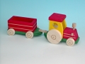 Traktor s vlečkou barevný. 