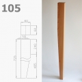 Stolová noha č. 105